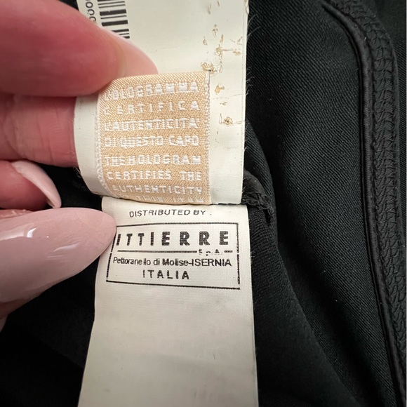 Galliano Vintage Y2K 2000’s Collection Black Spaghetti Strap Bustier Dress - Picture 9 of 9